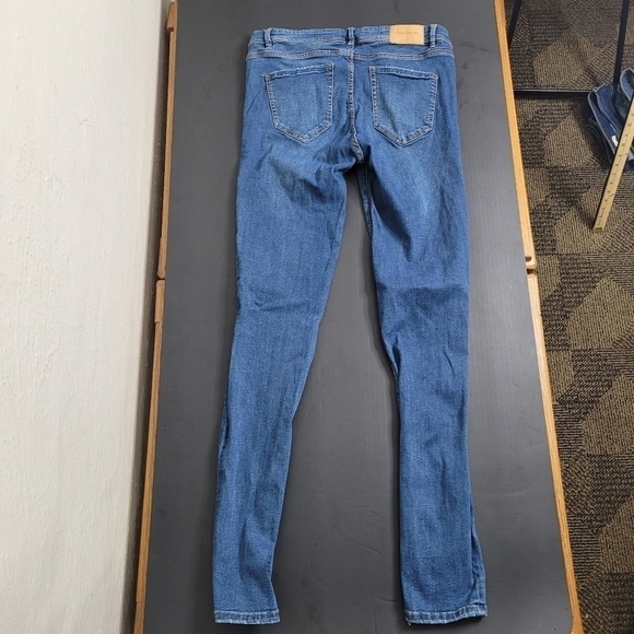 Zara Jeans Women 10 Trafaluc Denim Makers Blue - Picture 4 of 7